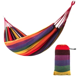 Hamac de 1 persoana cu husa de transport 190 X 80 cm simplu