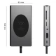 Hub cu 9 porturi diferite Q HU666 si incarcare wireless