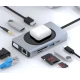 Hub cu 9 porturi diferite Q HU666 si incarcare wireless