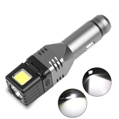Incarcator auto 3 in 1, USB, magnet, lanterna COB