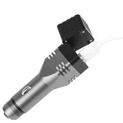Incarcator auto 3 in 1, USB, magnet, lanterna COB
