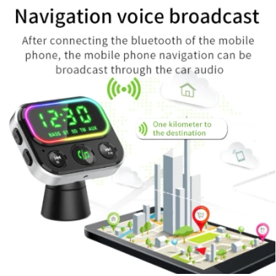 Incarcator auto cu Bluetooth 5.0 MP3