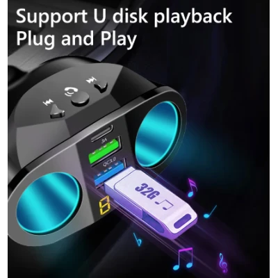 Incarcator Auto M2 Bricheta Dual Mp3 Player Bluetooth 5.0 