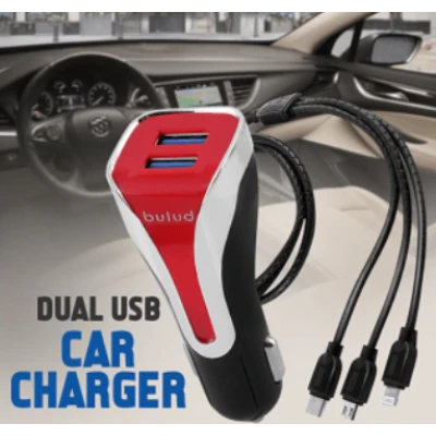 Incarcator auto rapid BULUD 3 in 1 2400mAh
