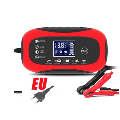 Incarcator baterie auto 12V 6A Rosu