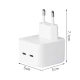 Incarcator compact cu doua porturi USB-C 35W USB C