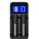 Incarcator cu display HD 8991B cu 2 porturi pentru acumulatori alimentare USB 5V