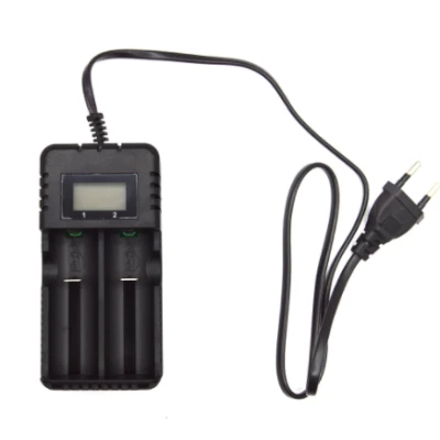 Incarcator cu display HD 8991B cu 2 porturi pentru acumulatori alimentare USB 5V