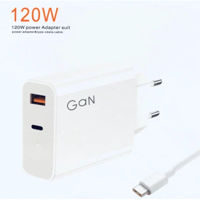 Incarcator de priza 120W inclus cablu 6A USB C la USB C incarcare