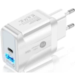 Incarcator de PRIZA PD 18W  cu 2 porturi QC3.0