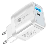 Incarcator de PRIZA PD 18W  cu 2 porturi QC3.0