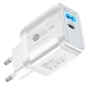 Incarcator de PRIZA PD 18W  cu 2 porturi QC3.0