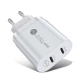 Incarcator de priza rapid PD cu USB C 2 porturi 40W