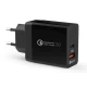 Incarcator de retea Type C si USB PD 36W QuickCharge 3.0