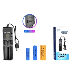 Incarcator pentru acumulatori cu 1 port HD 132650A cu USB de 4.2V 1000mA