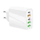 Incarcator priza 65W cu 3 porturi USB 2 porturi PD/Type C incarcare rapida