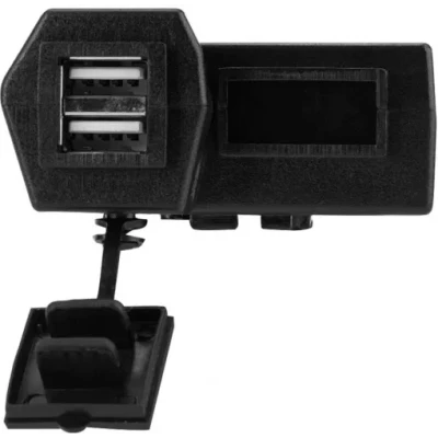 Incarcator USB pentru motocicleta 4in1 CD3311 afisaj LED