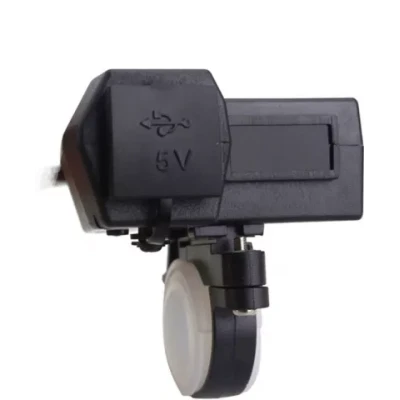 Incarcator USB pentru motocicleta 4in1 CD3311 afisaj LED