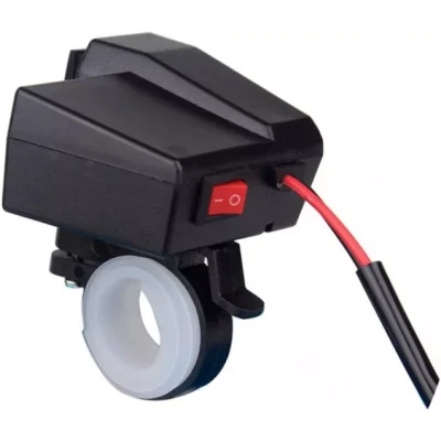 Incarcator USB pentru motocicleta 4in1 CD3311 afisaj LED