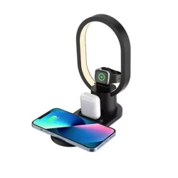 Incarcator Wireless 4 in 1 AY 41 cu Iluminare Led