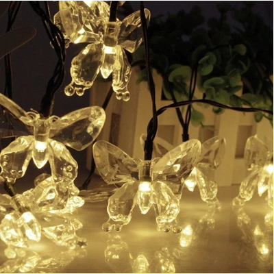 Instalatie 1500-11 Solara 50 LED - FLUTURI Crystal, ALB CALD 5m