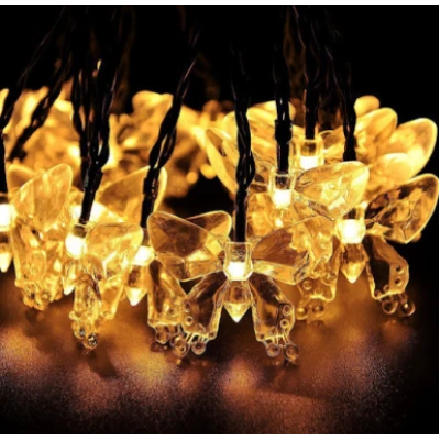 Instalatie 1500-11 Solara 50 LED - FLUTURI Crystal, ALB CALD 5m
