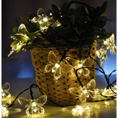 Instalatie 1500-11 Solara 50 LED - FLUTURI Crystal, ALB CALD 5m