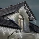 Instalatie de Craciun 1500 17 tip FRANJURI de 12 metri 320 LED ALB RECE