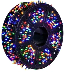 Instalatie de Craciun tip Rola interior sau exterior rezistenta 100m 500LED MULTICOLOR