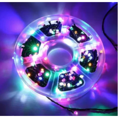 Instalatie de Craciun tip Rola interior sau exterior rezistenta 100m 500LED MULTICOLOR
