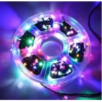 Instalatie de Craciun tip Rola interior sau exterior rezistenta 50m 300LED MULTICOLOR