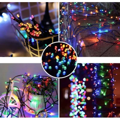 Instalatie de Craciun tip Rola interior sau exterior rezistenta 50m 300LED MULTICOLOR