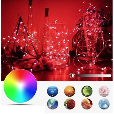 Instalatie decorativa RGB Cu Control Bluetooth Prin Aplicatie 5 metri Luminozitate Reglabila USB Multicolor