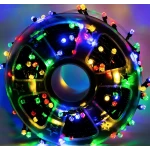 Instalatie multicolora 50m tip rola cu 240 LED 8 efecte de iluminare