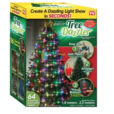 Instalatie pentru brad Tree Dazzler, 48 x LED, telecomanda