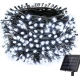 Instalatie solara 1000 LED de 100 metri cu telecomanda pentru exterior ALB RECE HS