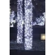 Instalatie solara 1000 LED de 100 metri cu telecomanda pentru exterior ALB RECE HS