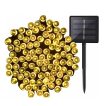 Instalatie solara 1500 16 ALB CALD cu 320 led lungime 12 metri telecomanda