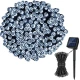 Instalatie solara 1500 16 ALB RECE cu 320 led lungime 12 metri telecomanda