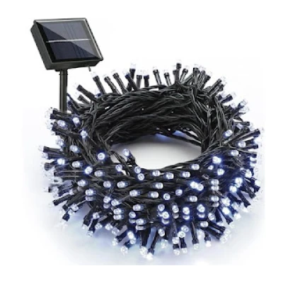 Instalatie solara 1500 16 ALB RECE cu 320 led lungime 12 metri telecomanda