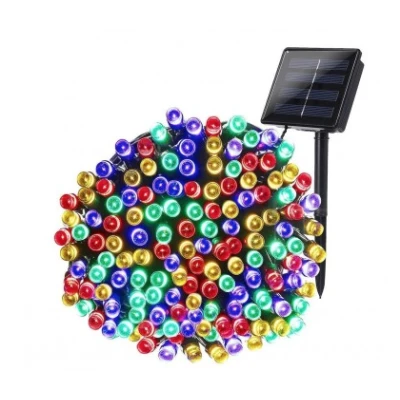Instalatie solara 1500 16 MULTICOLORA cu 320 led lungime 12 metri telecomanda