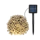 Instalatie Solara 1500-4 ALB CALD cu 300 LED lungime 30 Metri telecomanda 