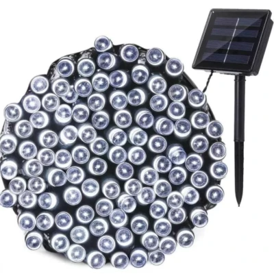 Instalatie Solara 1500-4 ALB RECE cu 300 LED lungime 30 Metri telecomanda 