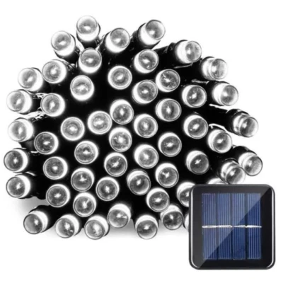 Instalatie Solara 1500-4 ALB RECE cu 300 LED lungime 30 Metri telecomanda 