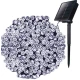 Instalatie Solara 1500-4 ALB RECE cu 300 LED lungime 30 Metri telecomanda 