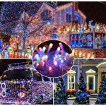 UB Instalatie solara 500 LED de 50 metri cu telecomanda pentru exterior MULTICOLOR HS
