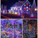 UB Instalatie solara 500 LED de 50 metri cu telecomanda pentru exterior MULTICOLOR HS