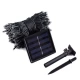 Instalatie solara decorativa lungime 30 metri cu 300 LED ALB CALD