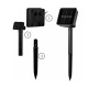 Instalatie solara decorativa lungime 30 metri cu 300 LED ALB CALD