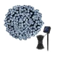 Instalatie solara decorativa lungime 30 metri cu 300 LED ALB RECE